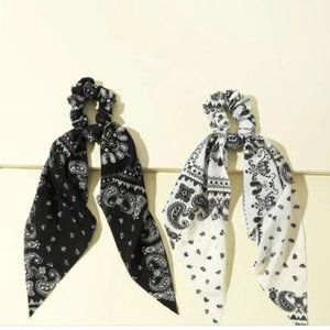 Girls Floral Pattern Hair Ties